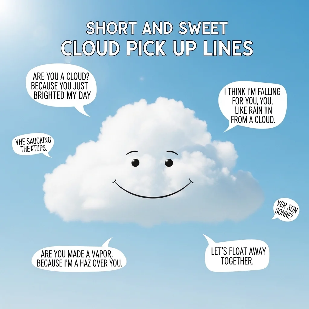 Short and Sweet Cloud Pick Up Lines