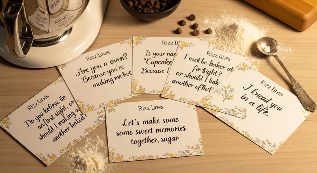 Short Baking Rizz Lines