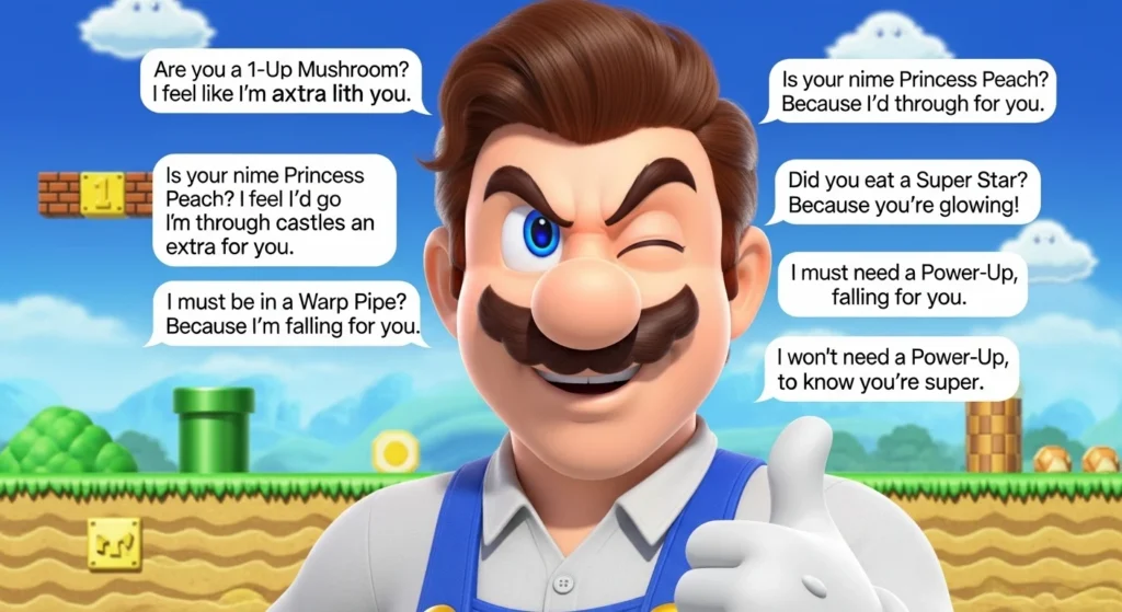 Short Mario Rizz Lines for Quick Texts