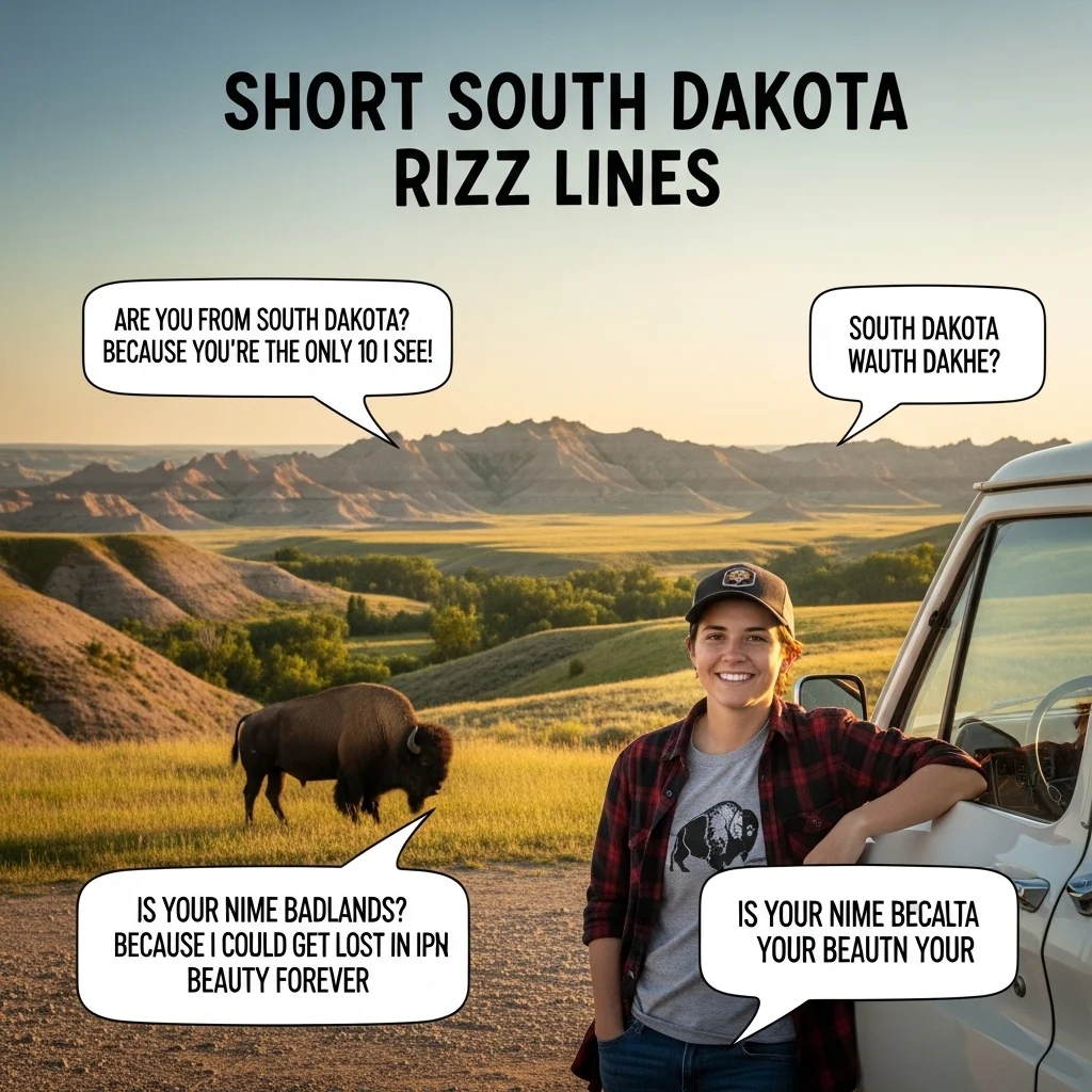 Short South Dakota Rizz Lines