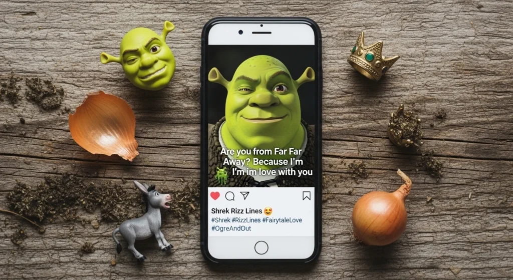 📸 Shrek Rizz Lines for Instagram Captions