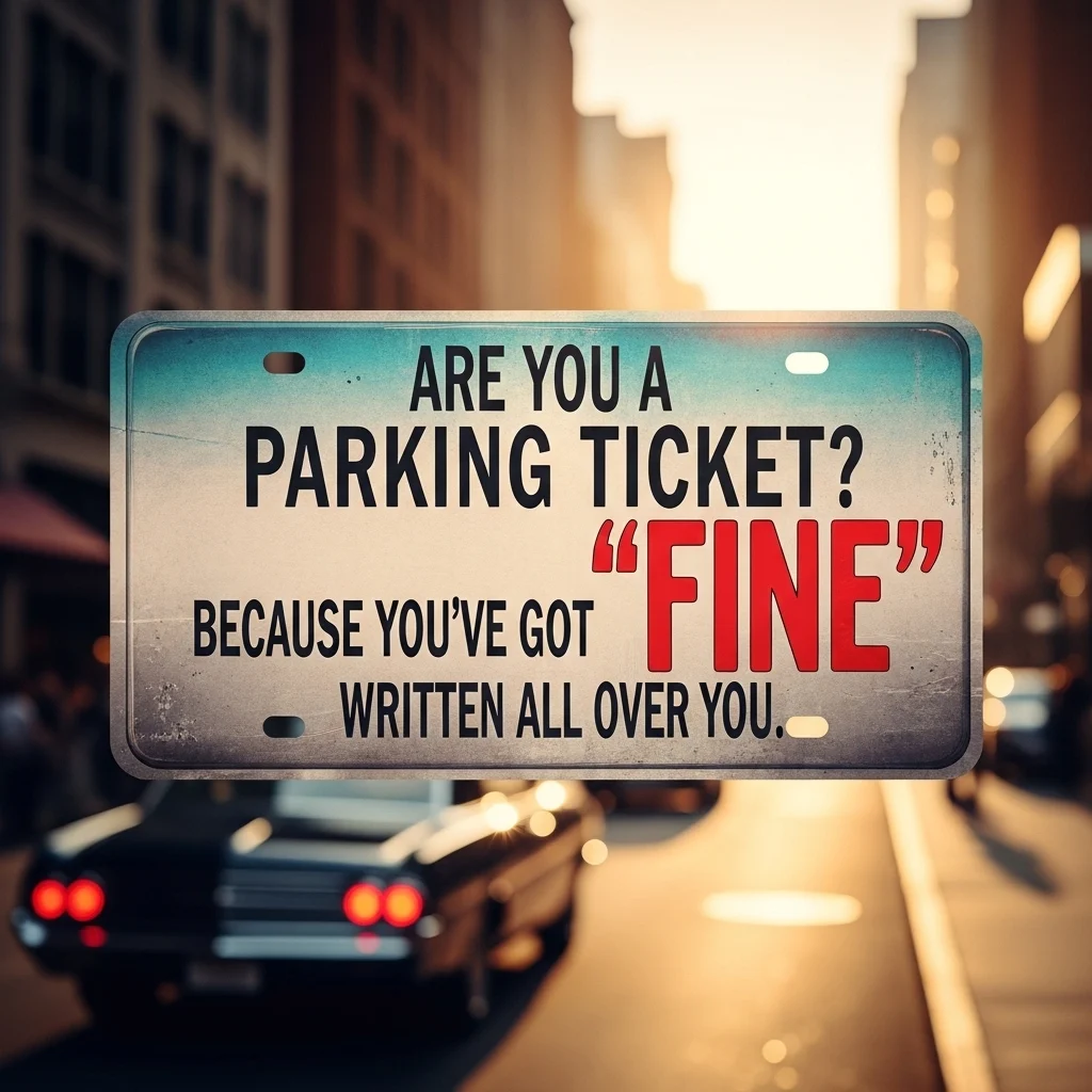 Smart and Witty License Pick Up Lines