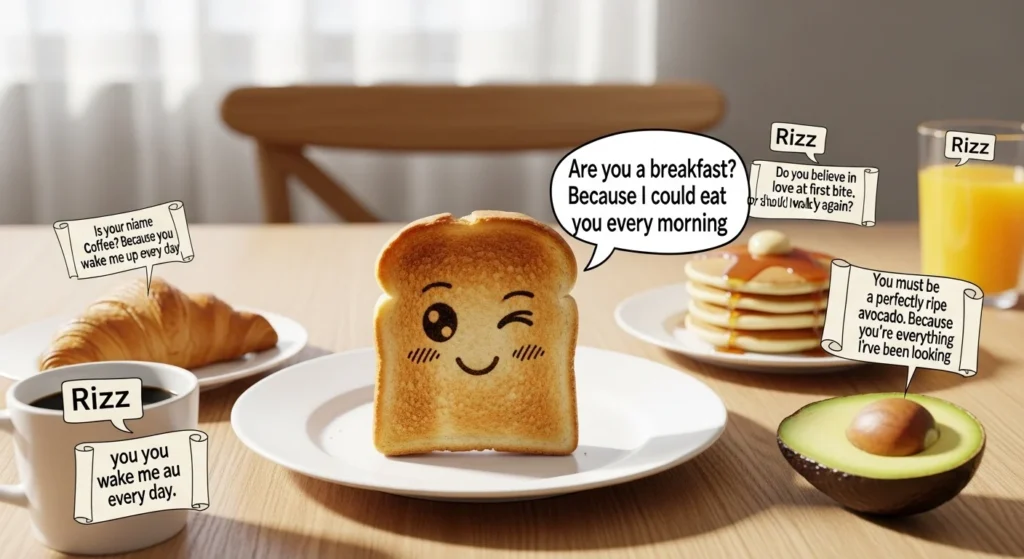 Smooth Breakfast Rizz Lines