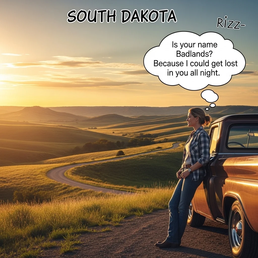 Smooth South Dakota rizz lines