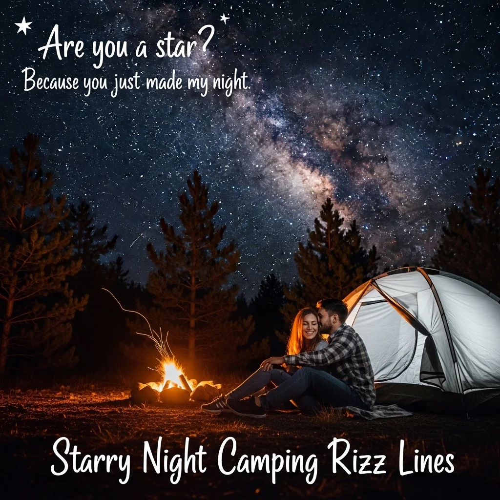 Starry Night Camping Rizz Lines