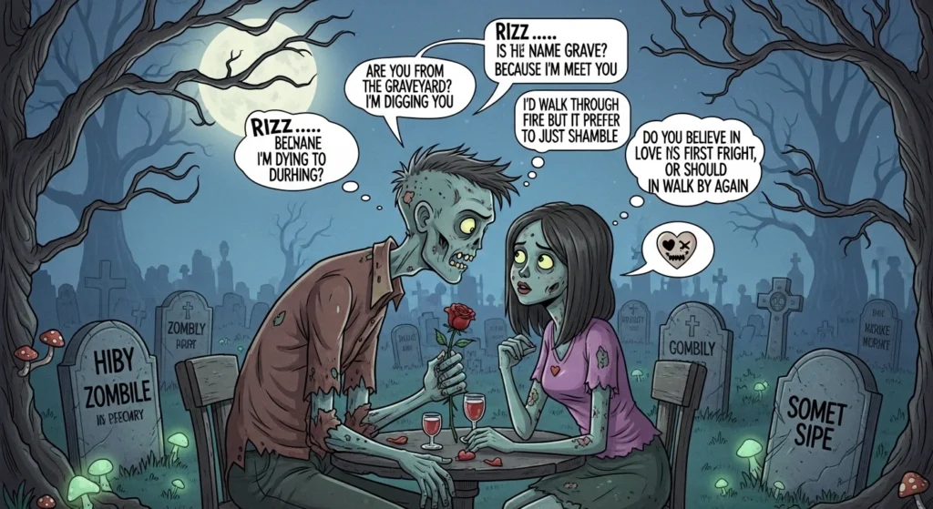 Undead Love Zombie Rizz Lines