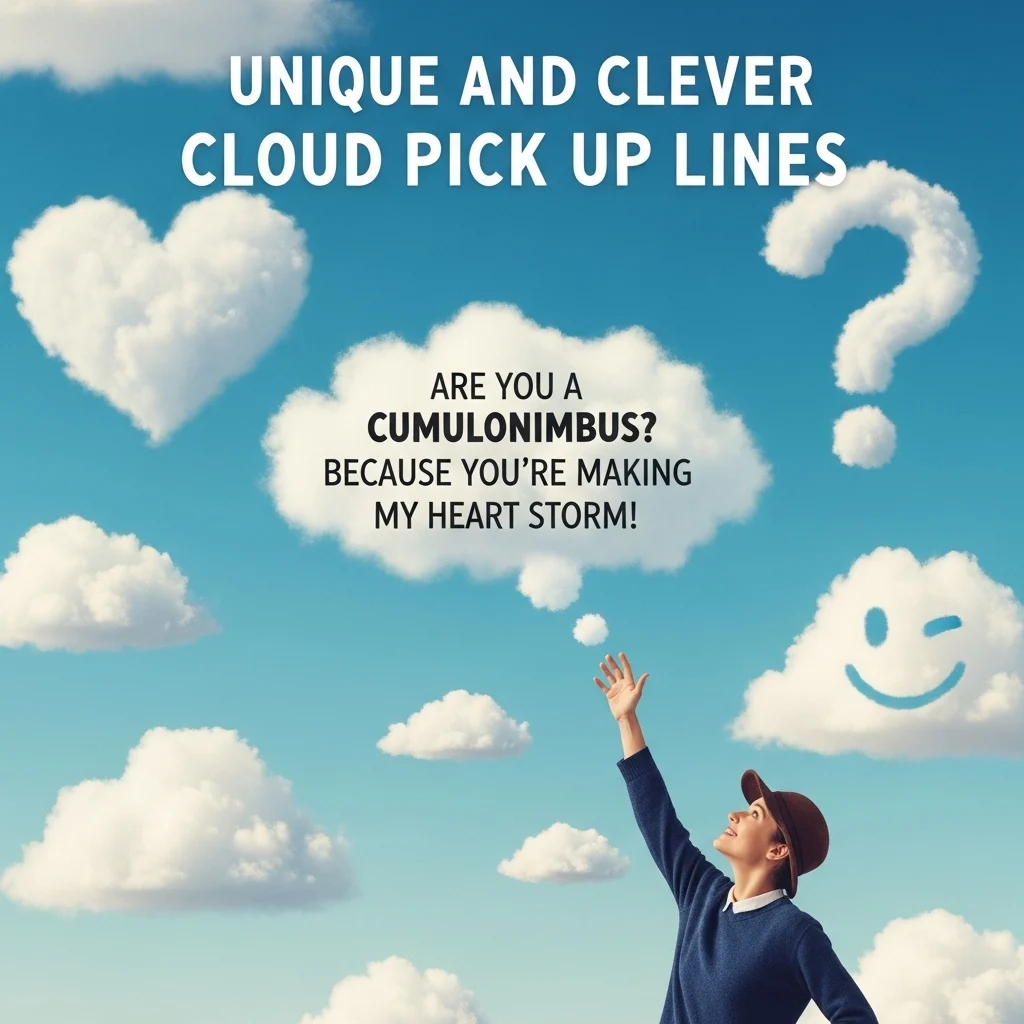 Unique and Clever Cloud Pick Up Lines