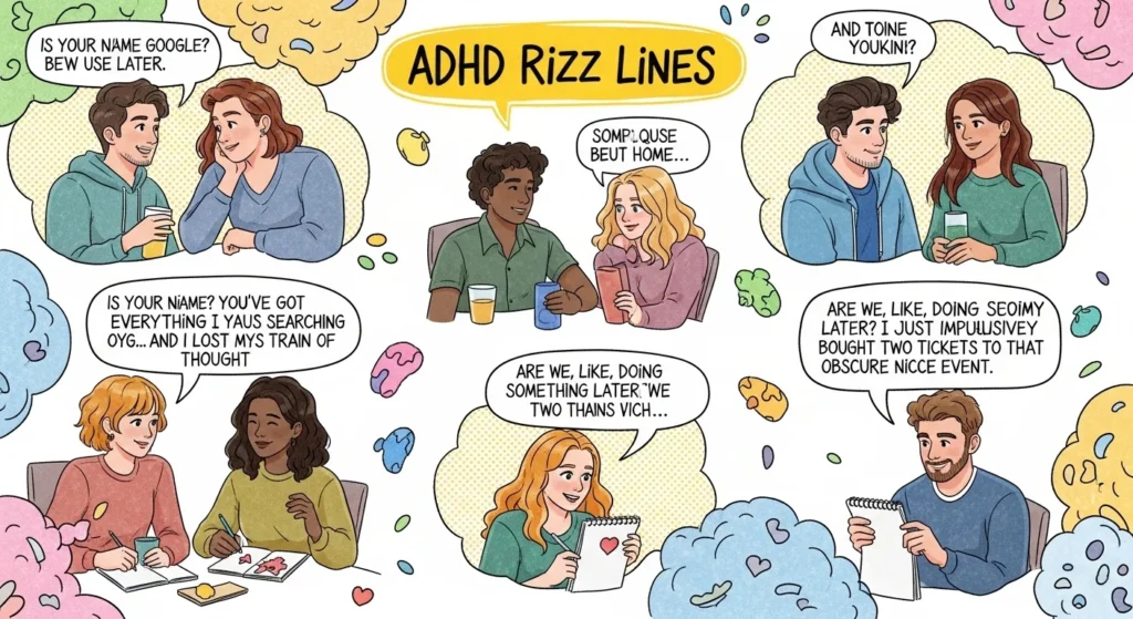 ADHD Rizz Lines for Breaking Awkward Silence