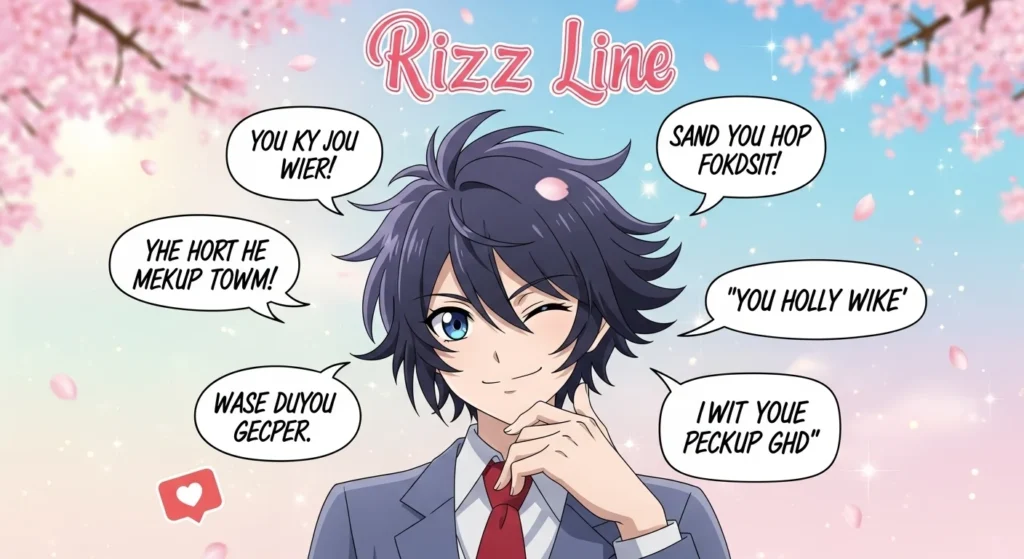 Aesthetic Anime Rizz Lines for Instagram Captions