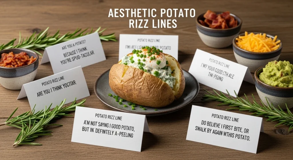 📸 Aesthetic Potato Rizz Lines for Instagram Captions