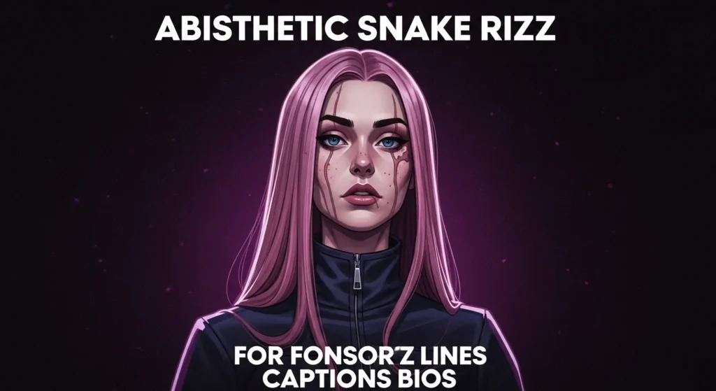 ✨ Aesthetic Snake Rizz Lines for Captions & Bios
