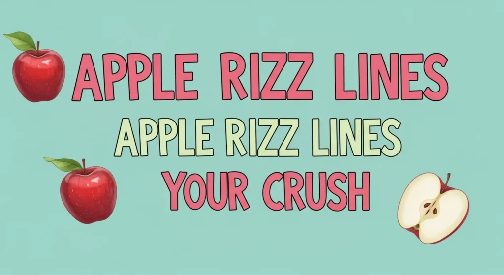 💘 Apple Rizz Lines for Your Crush