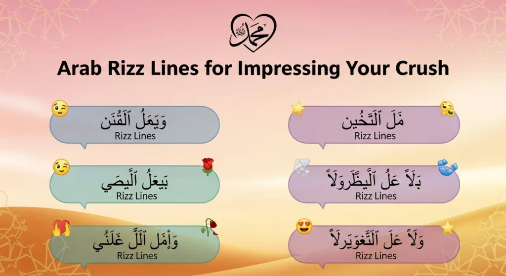 💘 Arab Rizz Lines for Impressing Your Crush
