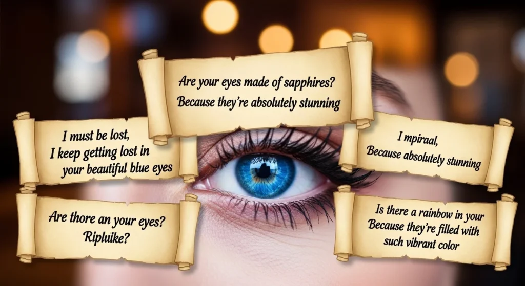 😍 Blue Eyes Pick Up Lines for Your Crush