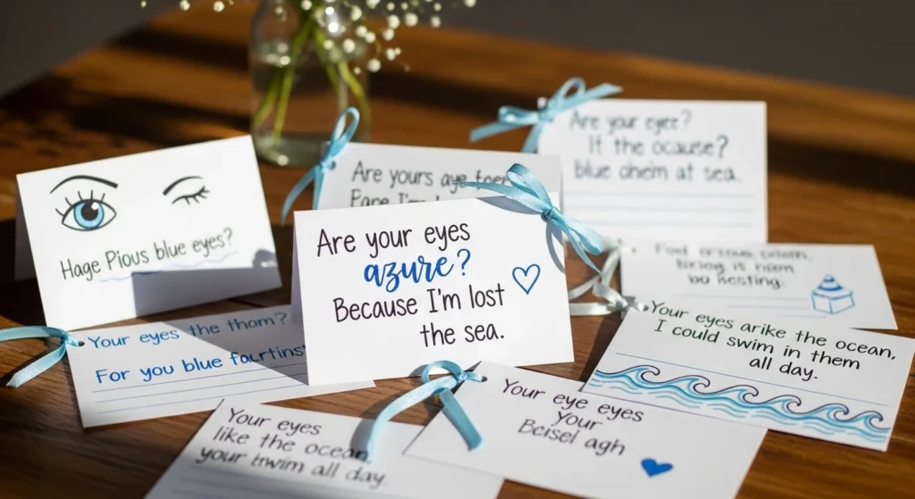 💌 Blue Eyes Compliment Pick Up Lines