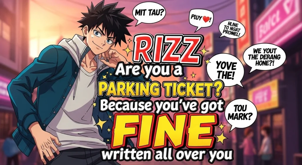 Bold Anime Rizz Lines