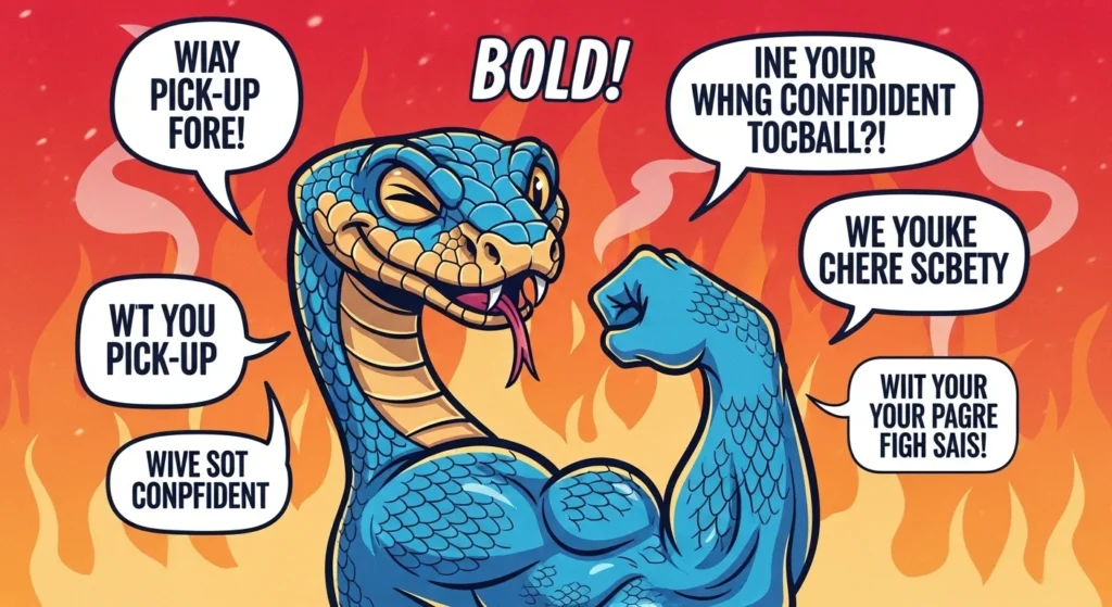 🔥 Bold Snake Rizz Lines for Confident Moves