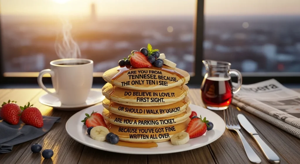 🌅 Breakfast-Themed Pancakes Rizz Lines to Start the Day Right