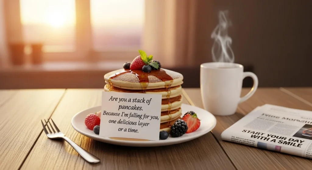 🌅 Breakfast-Themed Pancakes Rizz Lines to Start the Day Right