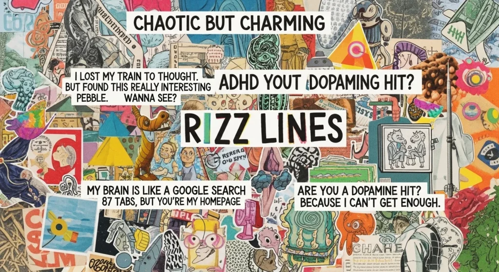 Chaotic but Charming ADHD Rizz Lines