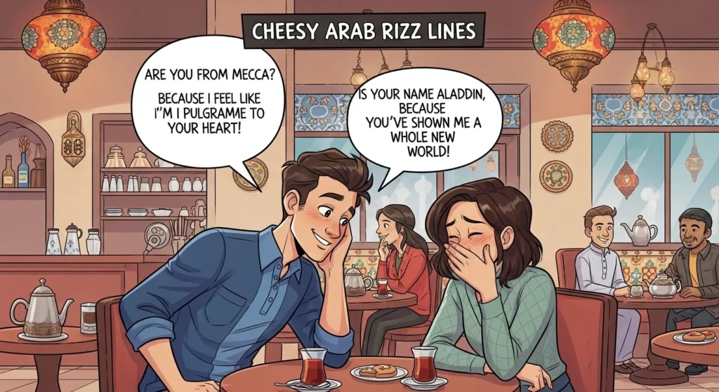 😂 Cheesy Arab Rizz Lines That Actually Work