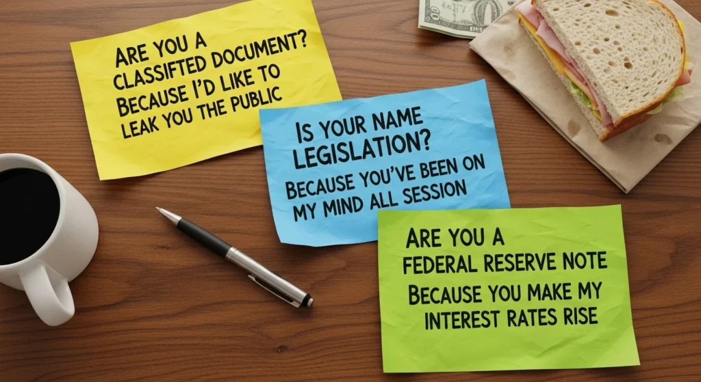 Cheesy Government Pick Up Lines That Actually Work