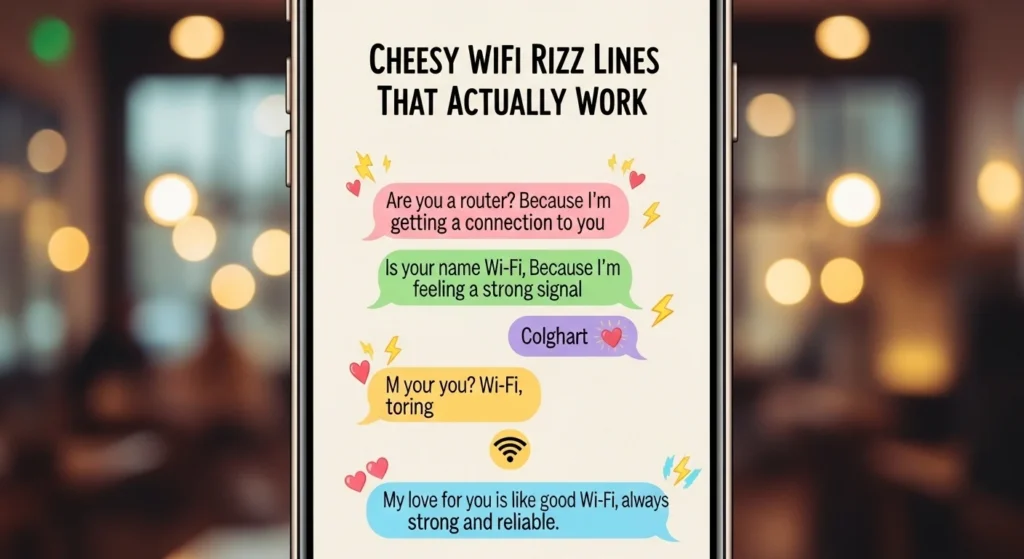 Cheesy WiFi Rizz Lines That Actually Work