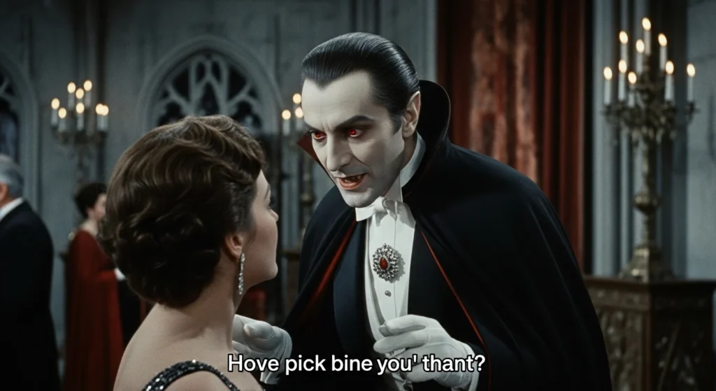 Classic Dracula-Style Vampire Rizz Lines