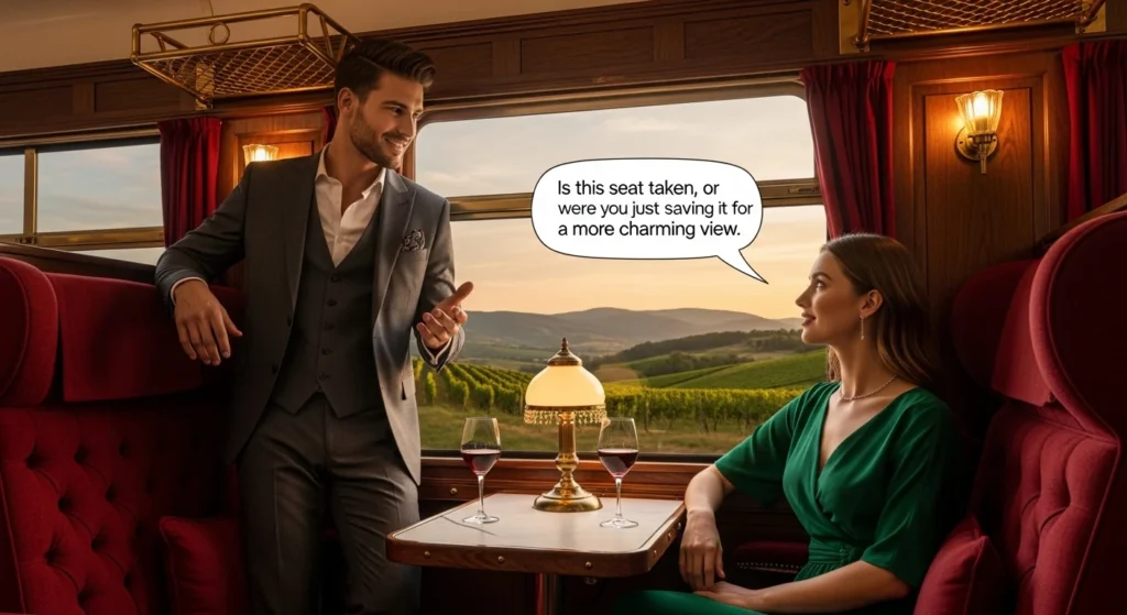 💎 Classy & Elegant Train Rizz Lines