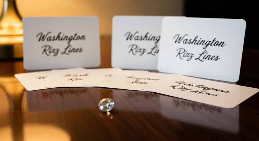 💎 Classy & Elegant Washington Rizz Lines