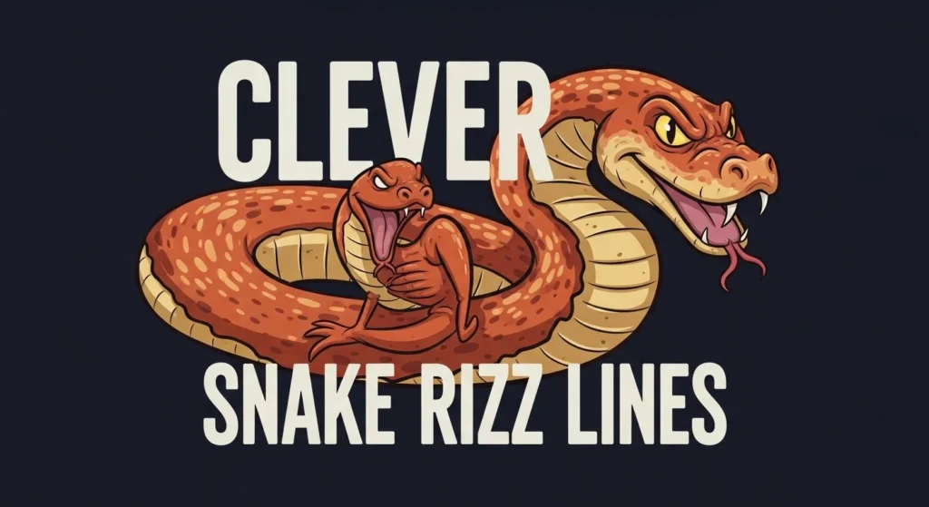 🧠 Clever & Witty Snake Rizz Lines