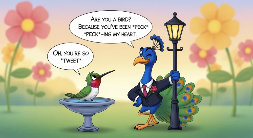 🎯 Clever Bird Pick Up Lines with Wordplay