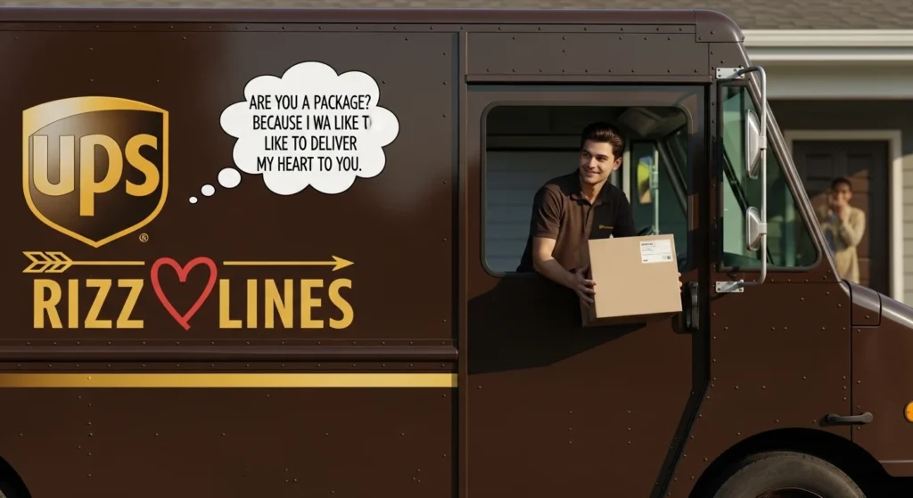 Clever Wordplay UPS Rizz Lines
