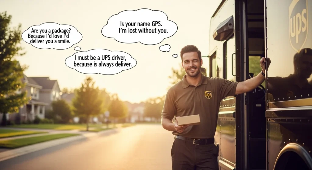 Confidence-Boosting UPS Rizz Lines