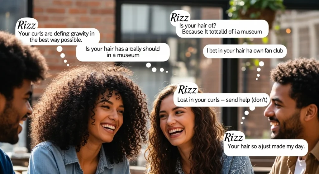 Curly Hair Compliment Rizz Lines for Your Crush
