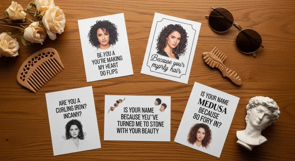 Curly Hair Rizz Lines Inspired by Celebrities