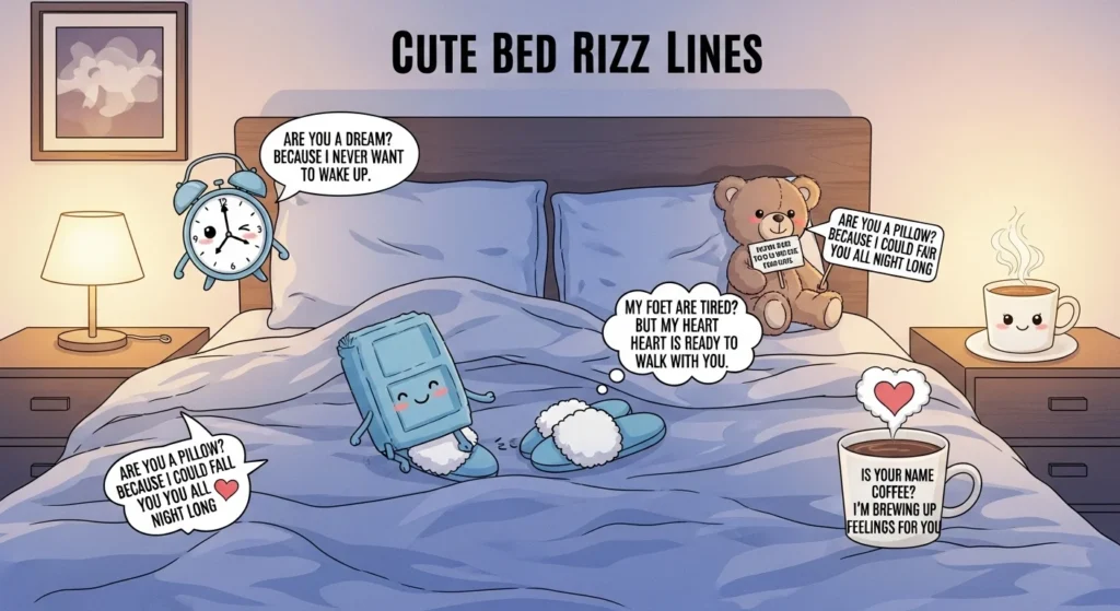 Cute Bed Rizz Lines