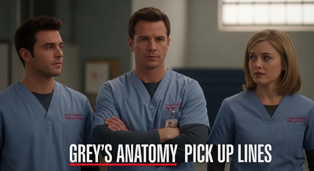 Cute Grey’s Anatomy Pick Up Lines