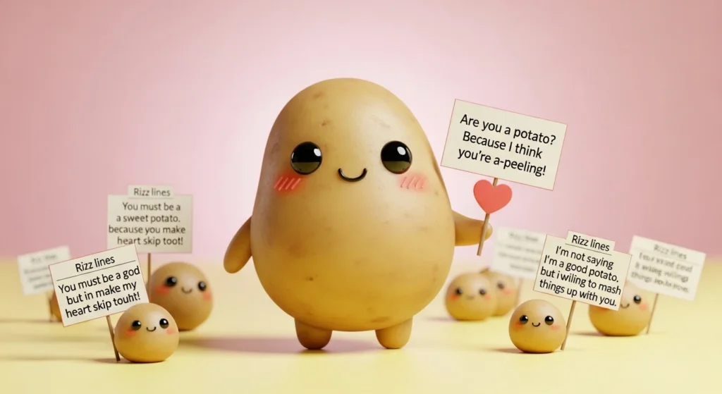 🥺 Cute Potato Rizz Lines