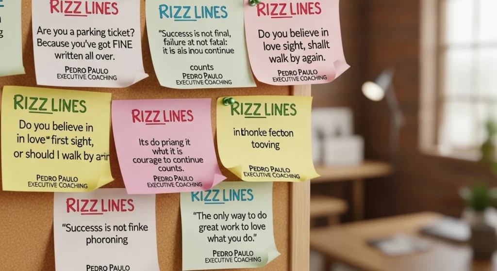 Cute Rizz Lines with Pedro Paulo Executive Coaching Quotes
