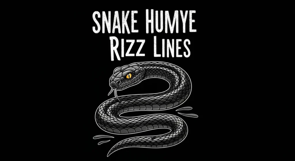 🖤 Dark Humor Snake Rizz Lines