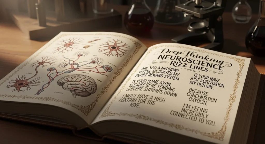 Deep Thinking Neuroscience Rizz Lines for Smart Flirting