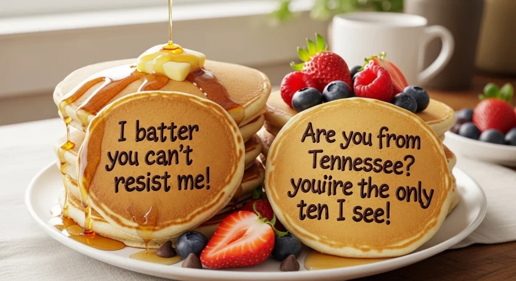 Flirty & Cute Pancakes Rizz Lines