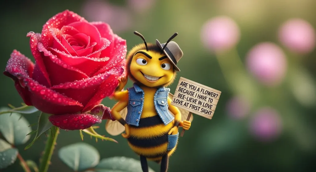 Flirty Bee Pick Up Lines
