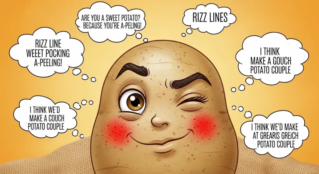 😏 Flirty Potato Rizz Lines
