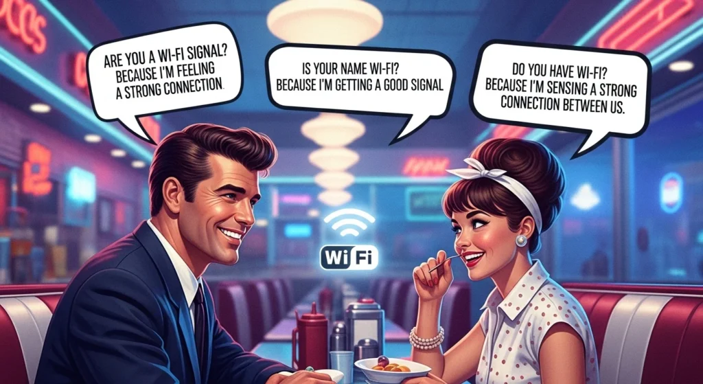 Flirty WiFi Pick Up Lines