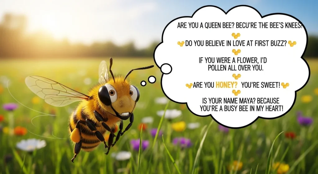 Funny Bee Pick Up Lines