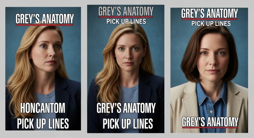 Funny Grey’s Anatomy Pick Up Lines