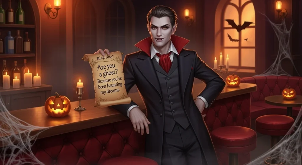 Halloween-Themed Vampire Rizz Lines 🎃