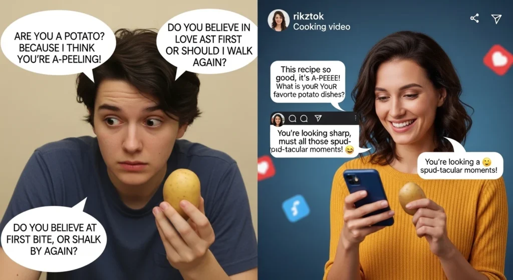 How to Repurpose Potato Rizz Lines for Social Media